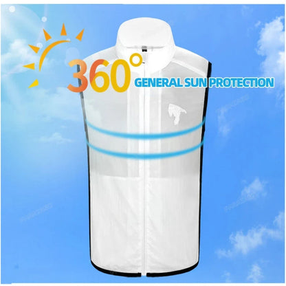 Portable Air Cooling Vest with Fans for Outdoor Work