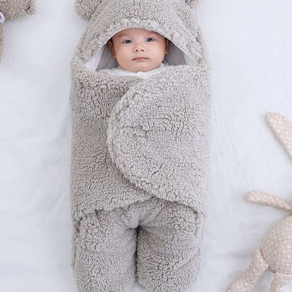 Kuschelige Baby-Puckdecke in 7 sanften Farben