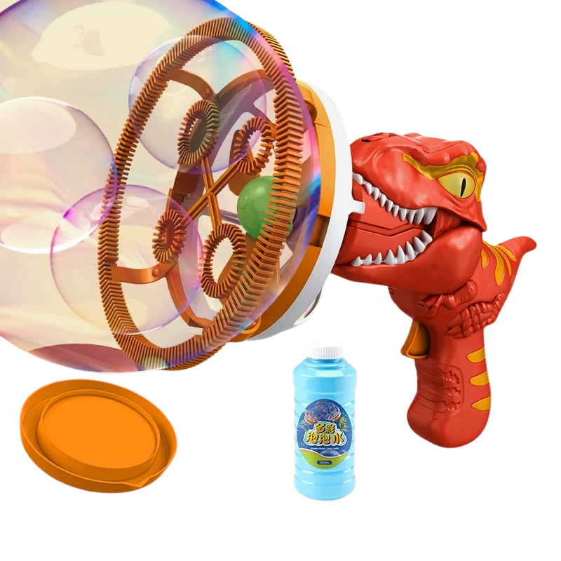 Lustige Dinosaurier-Seifenblasenmaschine für Kinder