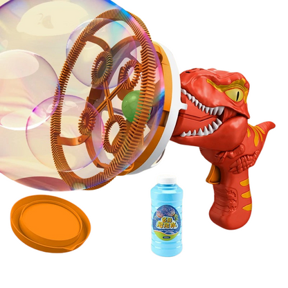 Lustige Dinosaurier-Seifenblasenmaschine für Kinder