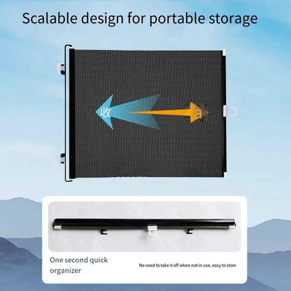 Retractable Mesh Pet Gate for Doorways and Hallways