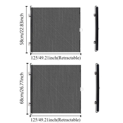 Retractable Mesh Pet Gate for Doorways and Hallways
