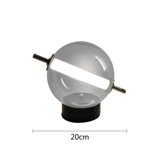 Vintage Glass Table Lamp with Soft Warm Light - Halri