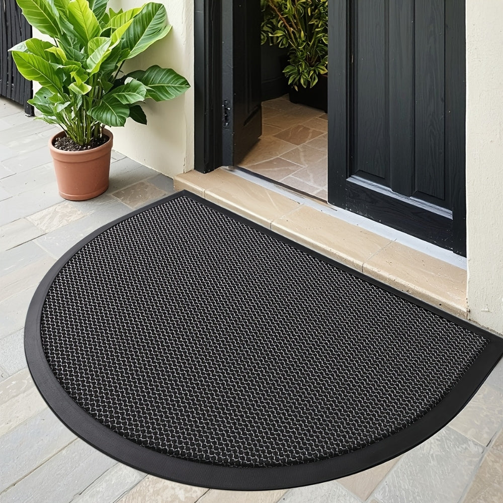 Waterproof Half Circle Door Mat for Entrance - Halri