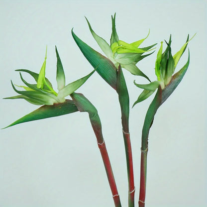 Künstliche Paradiesvogelblumen 3-teiliges Deko-Set