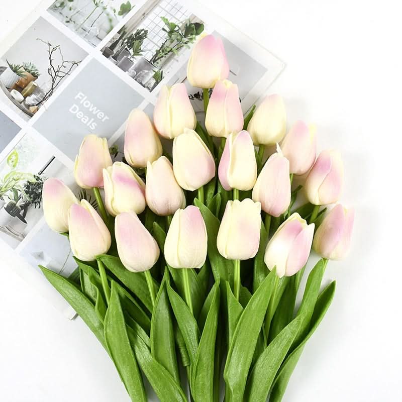 Wunderschönes künstliches Tulpen-Blumenarrangement