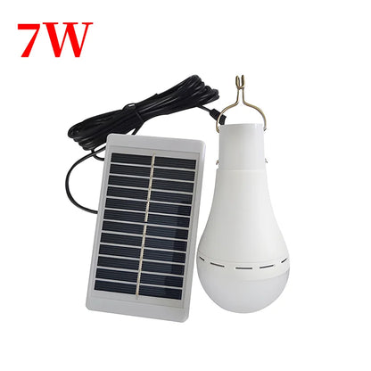Wiederaufladbare, solarbetriebene Campinglampe