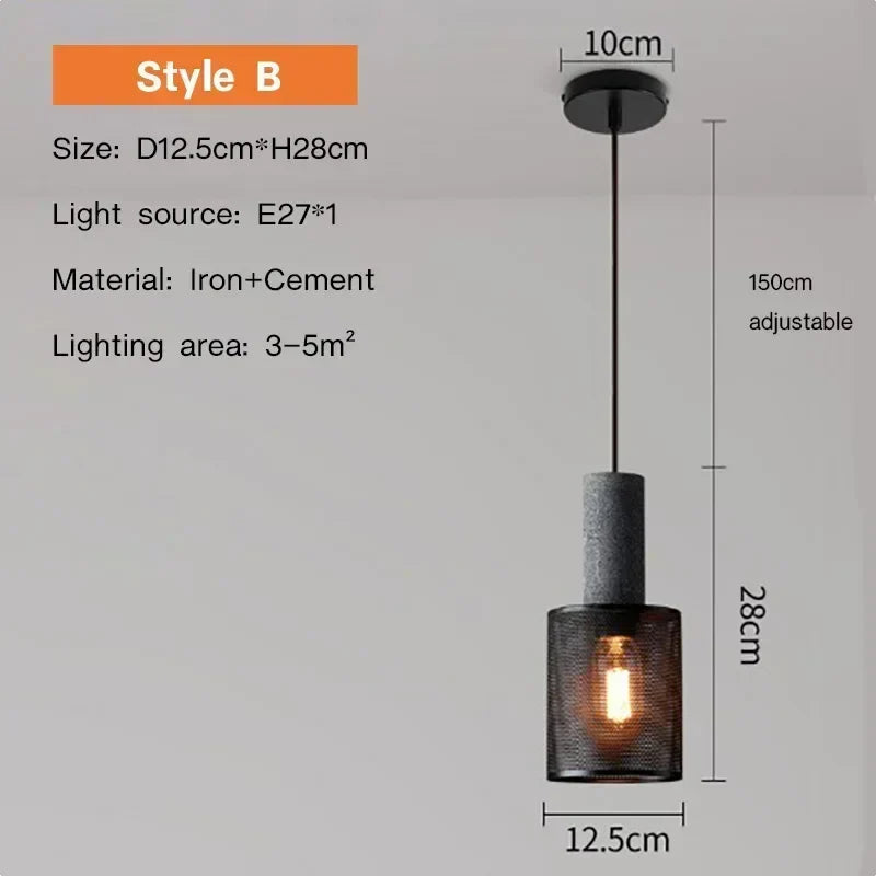 Vintage-Pendelleuchte im Landhausstil