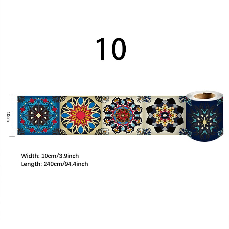 Leicht abziehbares, wasserfestes Bordüren-Wandklebeband