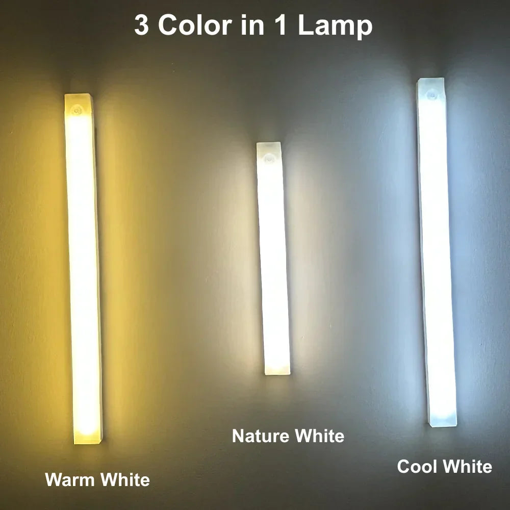 Automatische LED-Nachtleuchte, USB-aufladbar