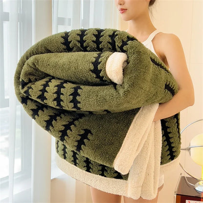 Plüsch-Fleecedecke, superweiche Kuscheldecke