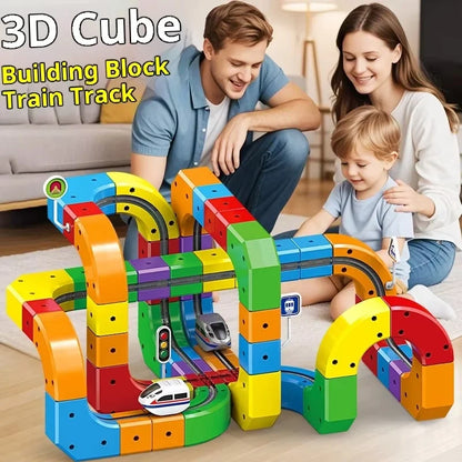 Ultimate Building Racing Track Set – 51/81 Piece Kit