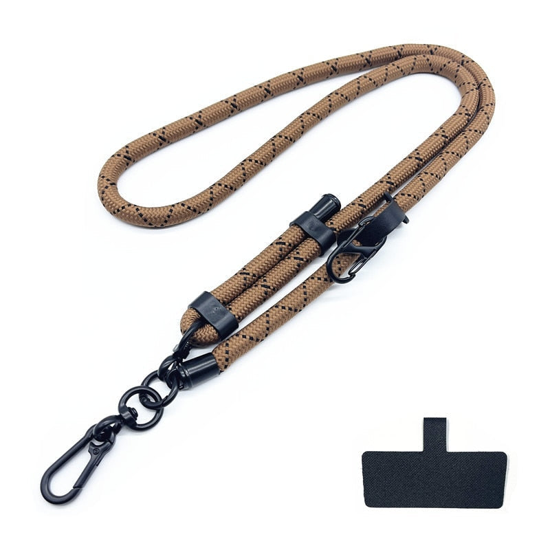 Flexible Handy-Handschlaufe mit verstellbarer Nackenhalterung 