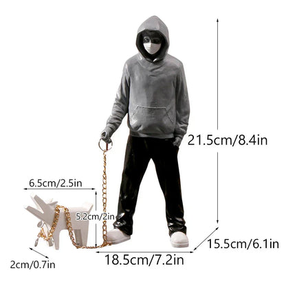 Banksy-Figuren | Pop-Art-Dekor | Moderne Wohnaccessoires