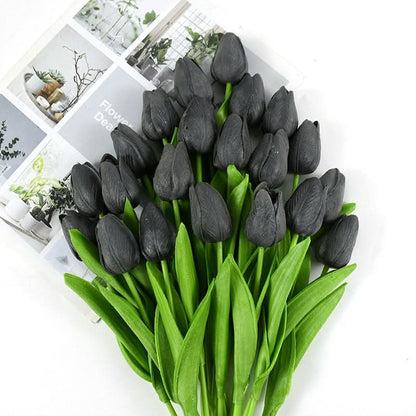 Wunderschönes künstliches Tulpen-Blumenarrangement