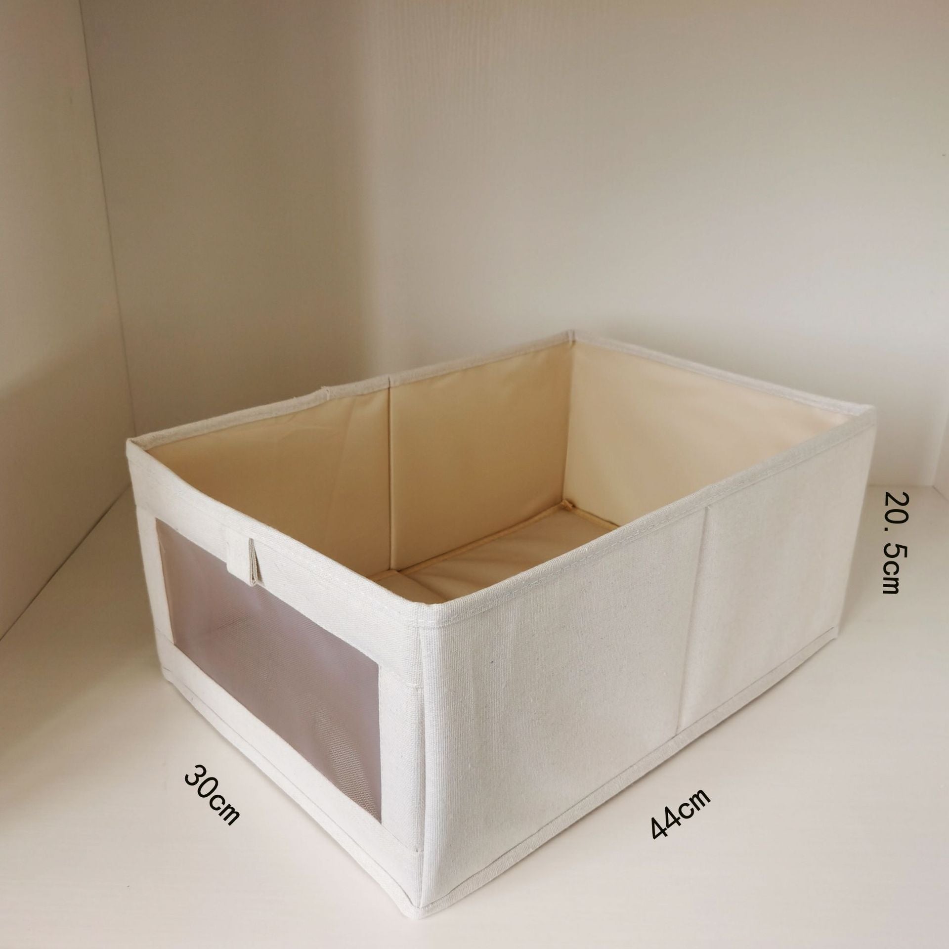 Collapsible Bedside Storage Ottoman Box - Halri
