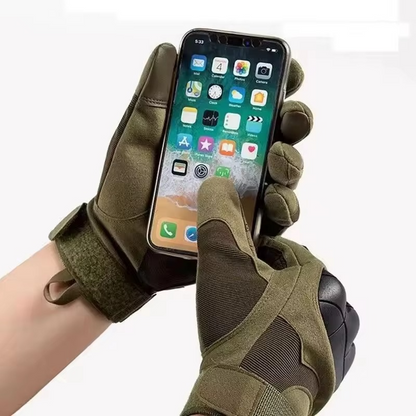 Tough Outdoor Tactical Gloves - Heavy Duty All Weather Protection - Halri