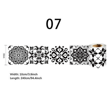 Leicht abziehbares, wasserfestes Bordüren-Wandklebeband