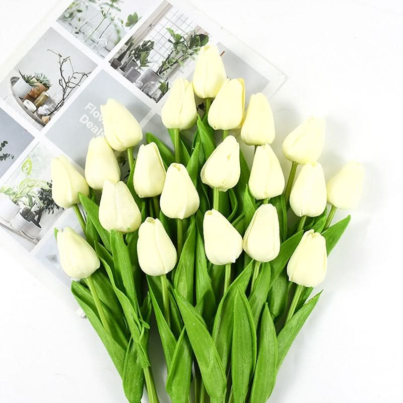 Wunderschönes künstliches Tulpen-Blumenarrangement