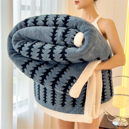 Plüsch-Fleecedecke, superweiche Kuscheldecke
