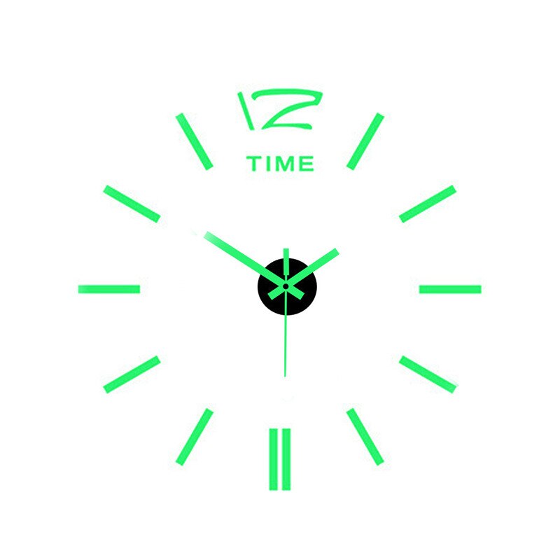 3D-Leucht-Wanduhr (geräuschlos)