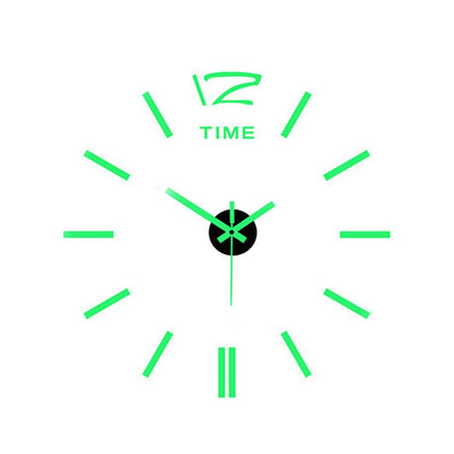 3D-Leucht-Wanduhr (geräuschlos)