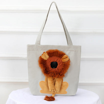 Stilvolle Reisetasche mit Katzenmotiv