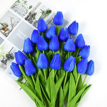 Wunderschönes künstliches Tulpen-Blumenarrangement