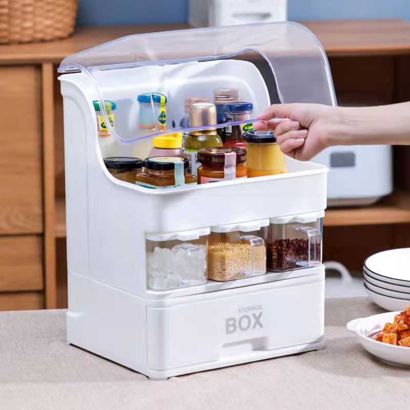 Space Saving Double Tier Spice Storage Rack - Halri