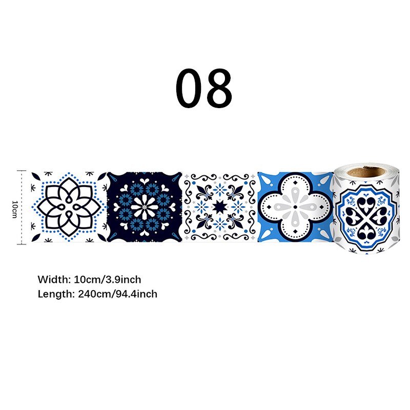 Leicht abziehbares, wasserfestes Bordüren-Wandklebeband