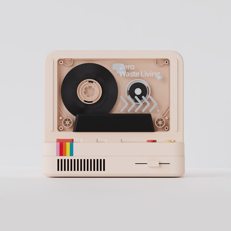 Tragbarer Bluetooth-Lautsprecher im Retro-Stil