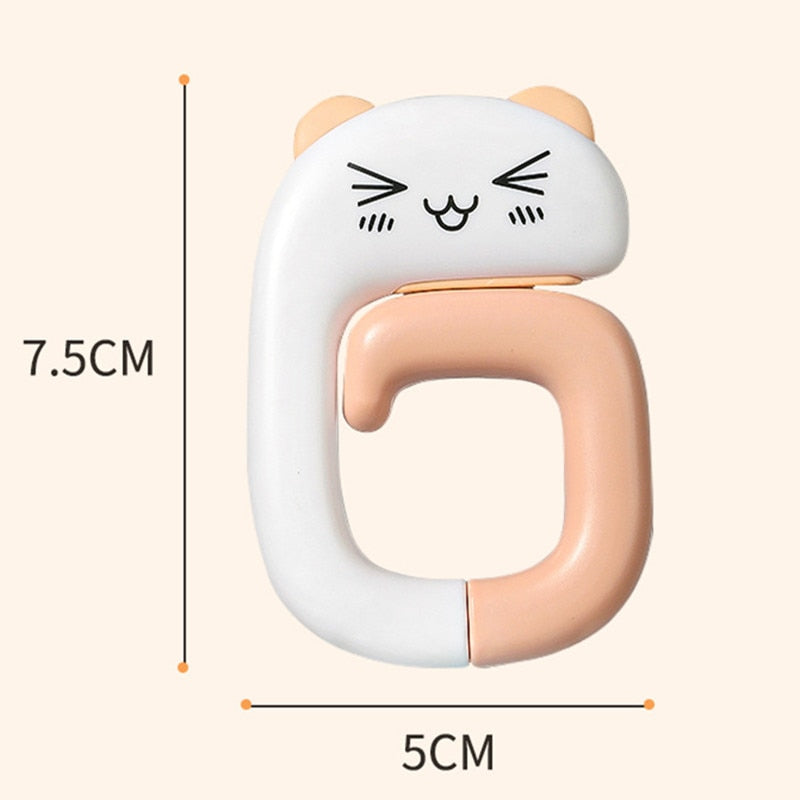 Lustiger Schreibtischhaken-Organizer mit Tiermotiven