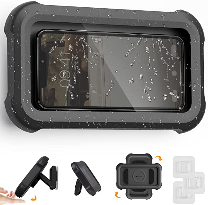 Adjustable Water Resistant Shower Phone Mount Holder - Halri