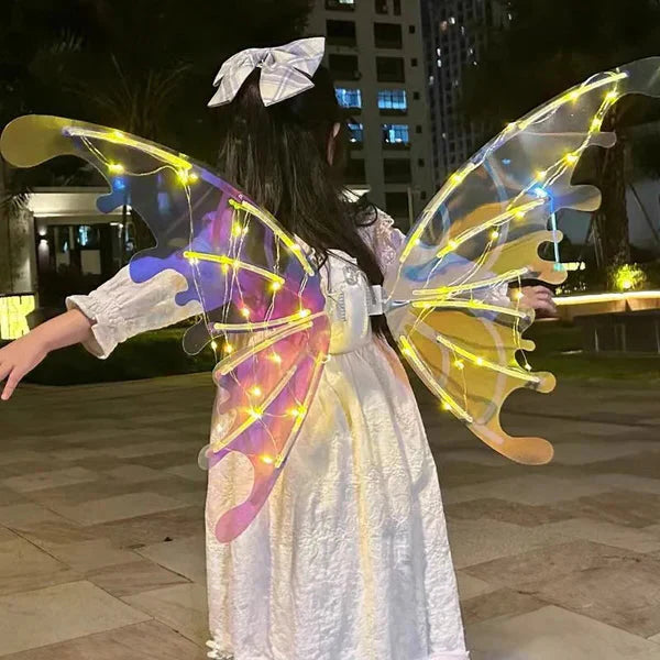 Bright LED Fairy Wing Costume for Kids and Adults - Halri