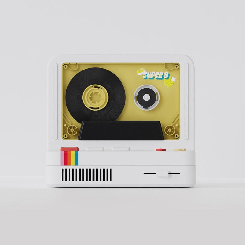Tragbarer Bluetooth-Lautsprecher im Retro-Stil