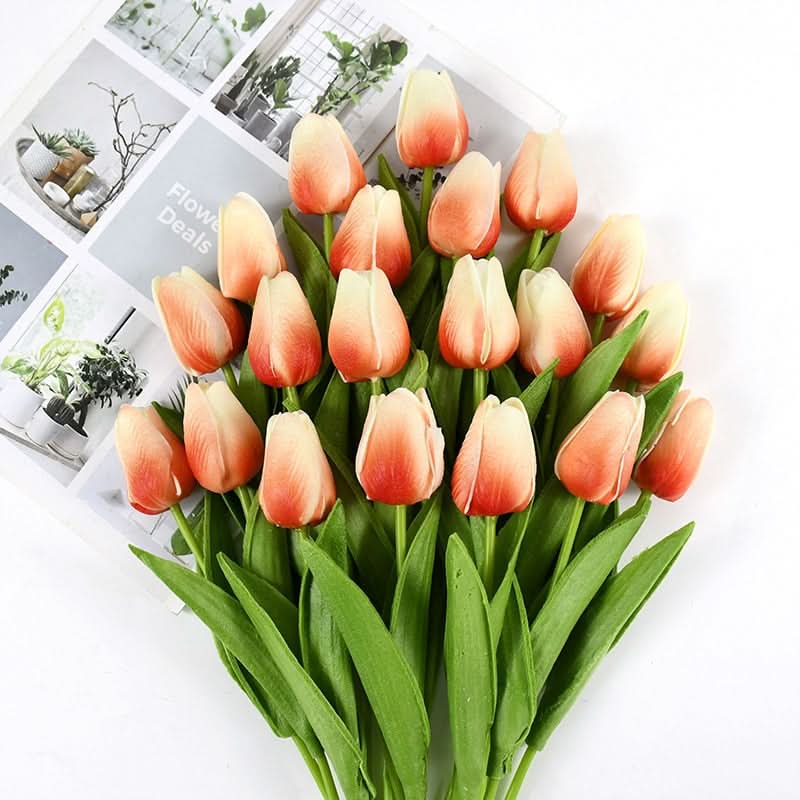Wunderschönes künstliches Tulpen-Blumenarrangement