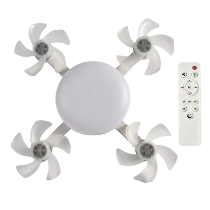 Helle LED-Deckenventilatorleuchte