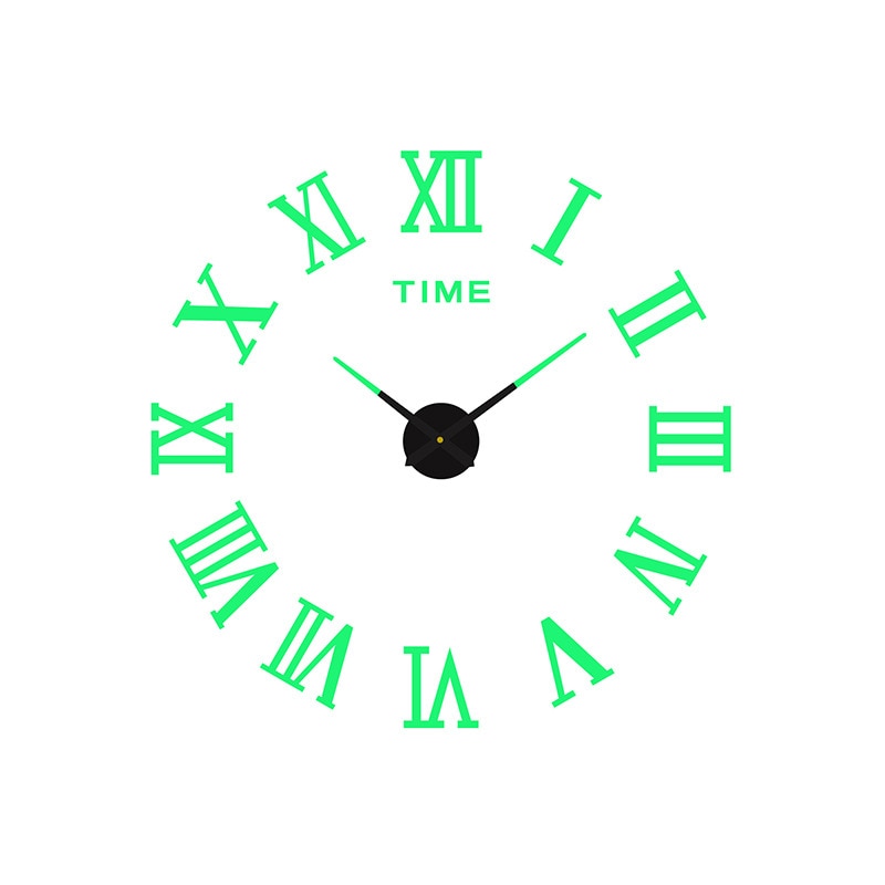 3D-Leucht-Wanduhr (geräuschlos)