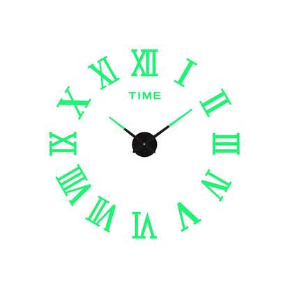 3D-Leucht-Wanduhr (geräuschlos)