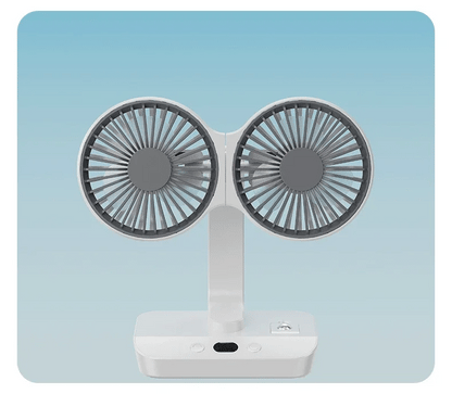 Portable Rechargeable Table Fan with LED Display - Halri