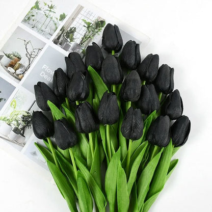 Wunderschönes künstliches Tulpen-Blumenarrangement