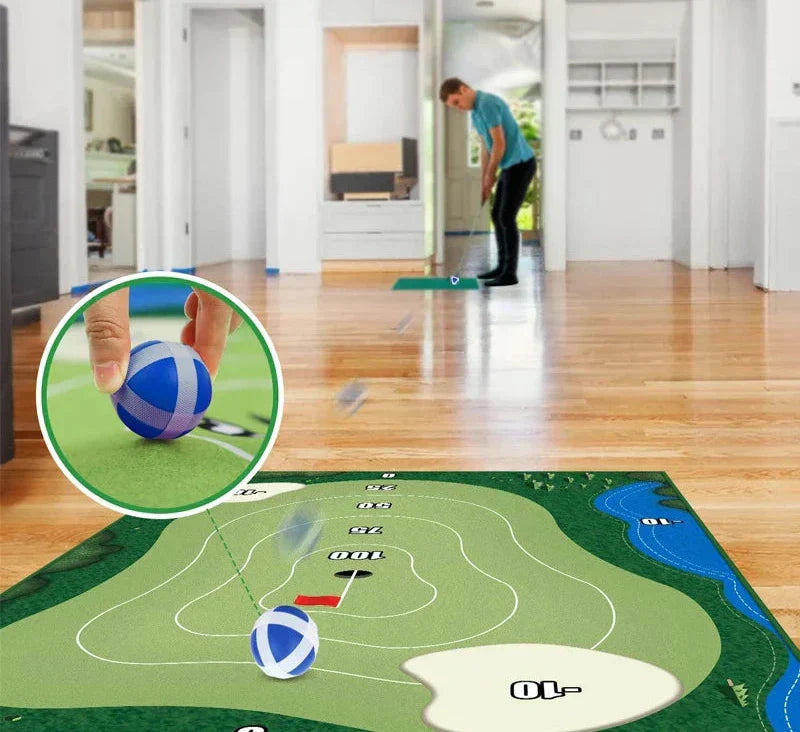 Fun Indoor Golf Practice Mat for Home Use - Halri