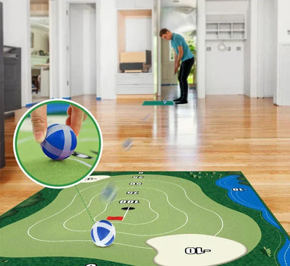 Fun Indoor Golf Practice Mat for Home Use - Halri
