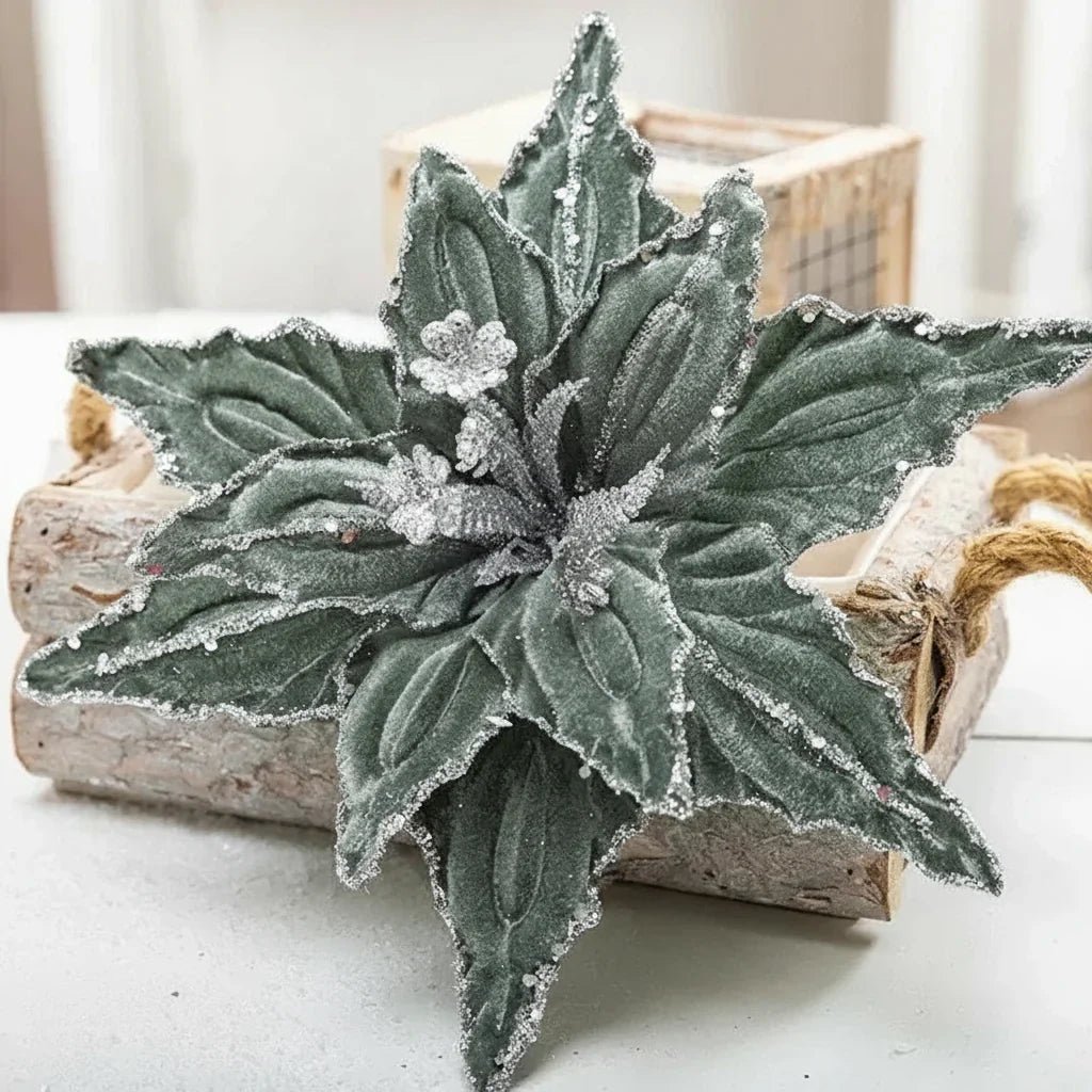 Festliche Weihnachtsblumenornamente