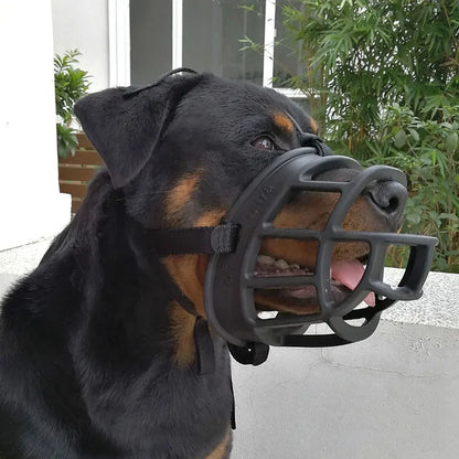 Weicher, verstellbarer Hundemaulkorb für kleine bis große Hunderassen
