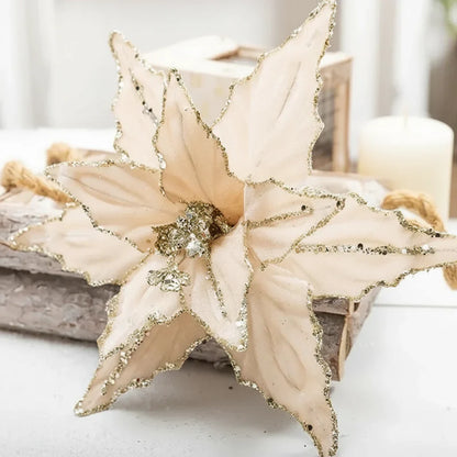 Festliche Weihnachtsblumenornamente