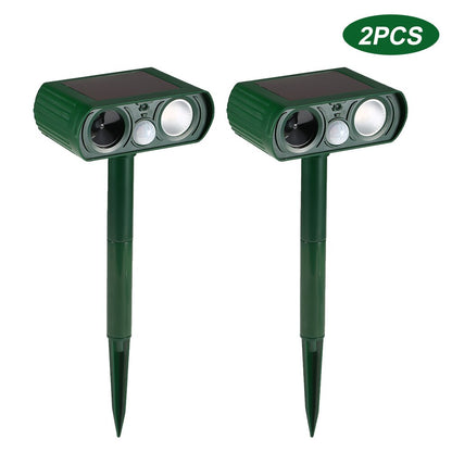 Solarbetriebener Tierabwehrapparat für den Außenbereich