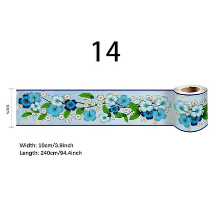 Leicht abziehbares, wasserfestes Bordüren-Wandklebeband