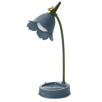 Hübsche Tischlampe mit Blumenmuster