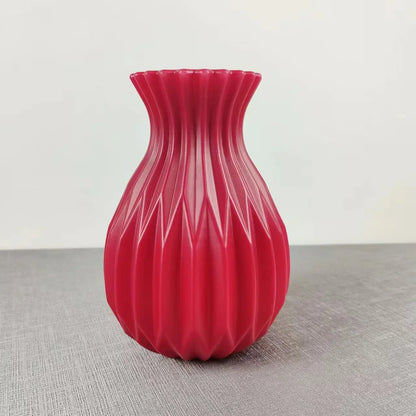 Wunderschöne florale Glasvase